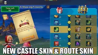 Lords Mobile New Update New Castle Skin And Limited Time Route Skin