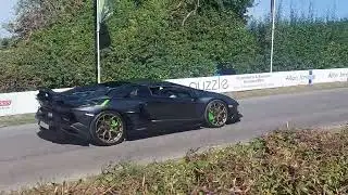 Jay Kay (Jamiroquai) Lamborghini Aventador SVJ Hill climb at Kop Hill 2024