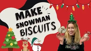 Make an edible snowman baking for kids!