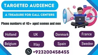 Gender and Age based whatsapp number filter | SMS Marketing | Call Center Leads #smsmarketing