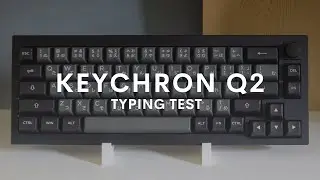 Keychron Q2 Sound Test (JWICK Black Linear Switches)