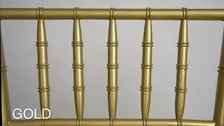 Gold versus Sparkling Gold - Which Chiavari Chair is right for you?