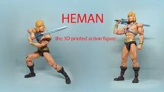 HEMAN the 3D printed action figure (assembling the 3D printed parts)