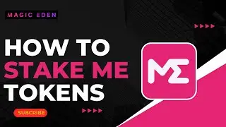 How To Stake Magic Eden $ME Tokens !
