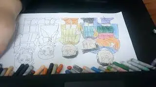 Coloring Picture of Five Friends from the Doraemon Story 10   When Will I Return