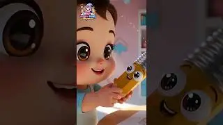 The Magic Pencil That Listens to Polite Words ✏️✨#MagicPencil#GoodManners#BePolite#babyrhymes 🪄
