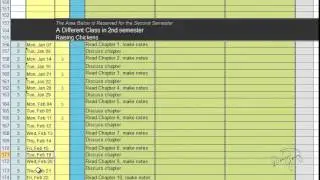 Bump Sequence for Lesson Plans in V Planner