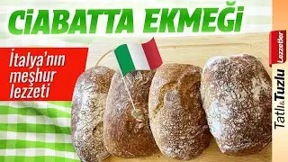Sandviçlerin vazgeçilmez ekmeği! Kolay Ciabatta ekmeği tarifi… mutlaka deneyin! #italy