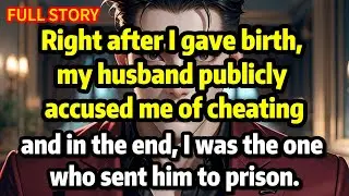 Right after I gave birth, my husband publicly accused me of cheating &mdash;  I sent him to prison......