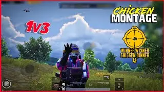 ( Pubg mobile ) ME VS 3 PRO PLAYER _ CHICKEN MONTAGE |MRSMARTYT