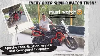 Apache Modification Part2 | Best Crashguard for apache #modified  #crashguard#visor  @TravelwithLone