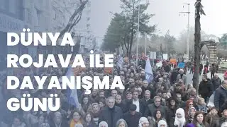 🔴 #CANLI - Tuncer Bakırhan'ın da katılımıyla Dünya Rojava ile Dayanışma Günü yürüyüşü