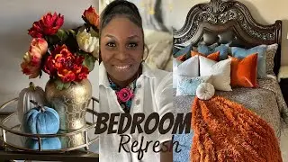 BEDROOM INSPIRATION FOR FALL/fall decor #fall2023  #homedecor #orangefalldecor #homedecor #summer