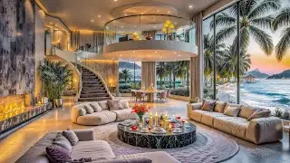 Smooth Jazz In A Luxury Beachfront Apartment In The Morning - Elegant Jazz For A Relaxing Day