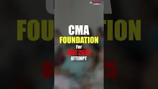 🎯 CMA Foundation December 2025 | New Batch Starts 6th May | 30% Scholarship | Inspire Academy