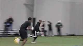 CPA 2019 WR Emari O&rsquo;Brien (Ferris State signee) highlights from Rising Stars Scouting Workout