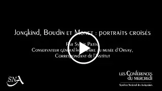 Vidéo Conférence Jongkind, Boudin et Monet : portraits croisés par Sylvie Patin,