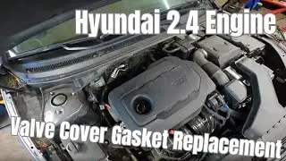 Двигатель Hyundai 2.4 &mdash; замена прокладки клапанной крышки