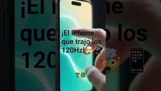 &iexcl;El iPhone que trajo los 120Hz!🤯📱#iphone #iphone #iphone13 #tech #smartphone #nostalgiatech #gadgets