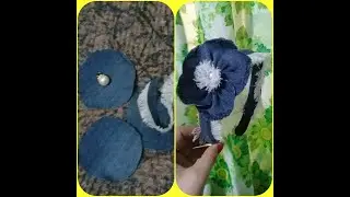 denim headband tutorial