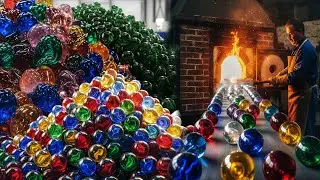 How Children&rsquo;s Glass Marbles Are Made|
