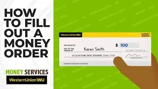 How to fill out a money order with Money Services