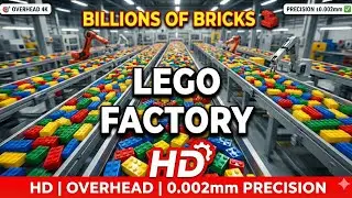 ⚠️ NOBODY SHOWS THIS: LEGO's Perfect Production Process - Granules to Dreams