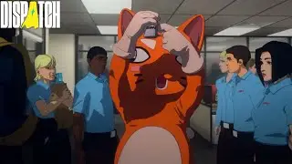 This cat mascot is the real superhero - Dispatch (ALL CAT MASCOT CUTSCENES)