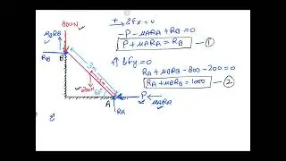 Ladder friction Prob#3 |Mechanics |Friction @ishamishra7831
