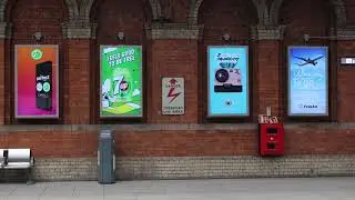 7UP Free Connolly Station Digital Gallery