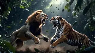 Lion vs Tiger &ndash; The Most Brutal Jungle Clash Ever Caught on Camera