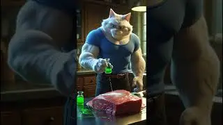 🐱💥👹Kitten DAD SAVES CAT CHAOS  🐉🔥 #animation #supercattales #catfunny #supercattalespaws #cat