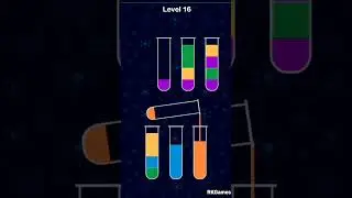 Water Sport Puzzle Game Hacks! WaterSort - Level 17- Solution 2023  #RKGames #subscribe #reels #fun