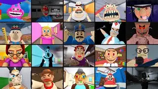 MISS HAPPI'S TOYSHOP, TEAM EVIL MOM ESCAPE, EVIL DAD, TEAM HOSPITAL, PAPA PIZZA, ROBLOX JUMPSCARE'S