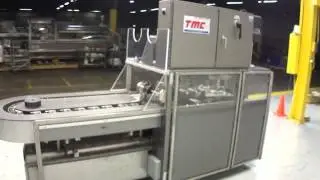 Used- Tisma Model TC-50E Semi Automatic Vertical Cartoner - stock # 71011001