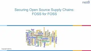 Securing Open Source Supply Chains: FOSS for FOSS