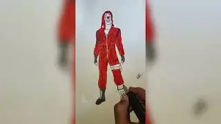 How to draw red criminal bundle#ff#videoes#drawing