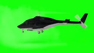 Airwolf Wannabe take off green screen | Green screen helicopter takeoff video