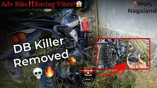 Finally DB Killer Removed💀🔥in My Bike #yezdiadventure #nagaland