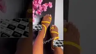 How the end products of different female foot wear looks like