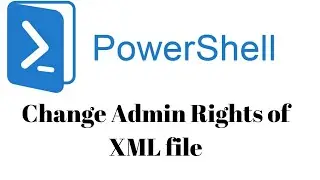Change XML file not require admin rights (Toolkit Require Admin) Video