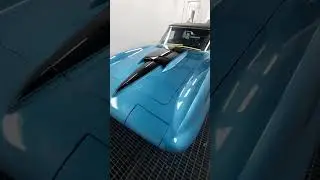 1967 corvette stencil job results after unmasking #iwata #chevy #corvette #bodywork #custompaint