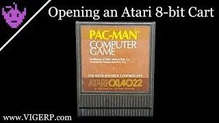 Taking an Atari 8-bit Cartridge apart.