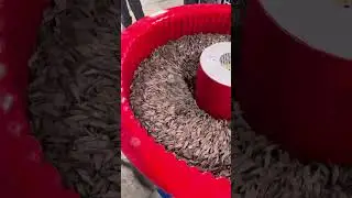 Ring and Pinion stress relieving vibratory deburring