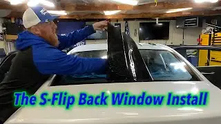 S-Flip Window Film Wizardry: Master the Art of Back Glass Tinting! 🚗✨ #CarMods #TintMagic