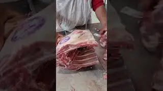 Meat Cutting Skill With Machine #shorts #viral #viralvideo