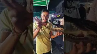 Crocodile Meat in 🇹🇭 #wildlife #crocodile #crocodilemeat