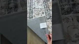 Pet friendly and machine washable area rug @garvee_official