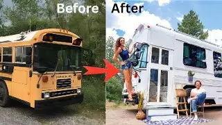 Family Transforms an Abandoned Bus Into a Home on Wheels | by @desentoca2309