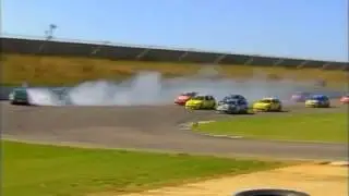 Racing Rivals 03 Rockingham Race1 Start Crash